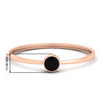 Load image into Gallery viewer, Bezel Set Solitaire Bangle Bracelet