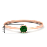 Load image into Gallery viewer, Bezel Set Solitaire Bangle Bracelet