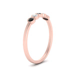 Load image into Gallery viewer, bezel-set-5-round-black-diamond-wedding-ring-0.25-ct.-in-FD10558B-0.05CTGBLACK-NL-RG
