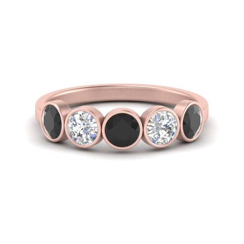 bezel-set-5-round-black-diamond-wedding-ring-1.50-carat-in-rose-gold-FD10558B-0.30CTGBLACK-NL-RG.jpg?v=1757070513