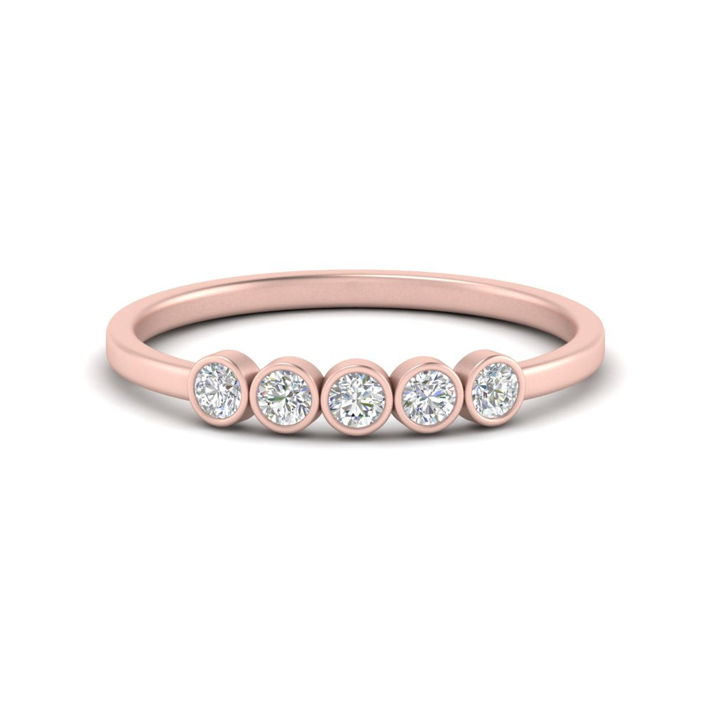 bezel-set-5-round-diamond-wedding-ring-0.25-ct.-in-FD10558B-0.05CT-NL-RG