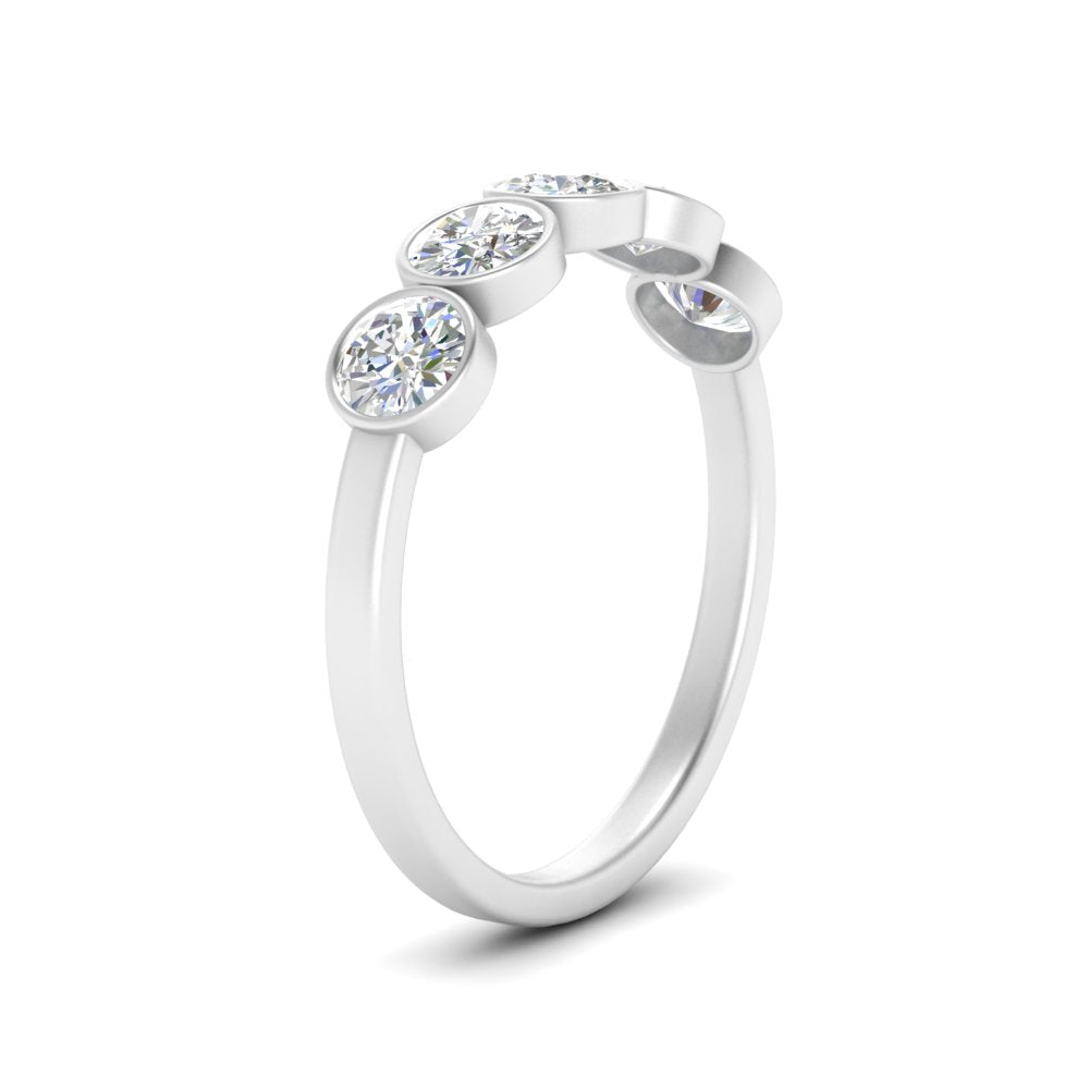 bezel-set-5-round-diamond-wedding-ring-1-ct.-in-FD10558B-0.20CT-NL-WG