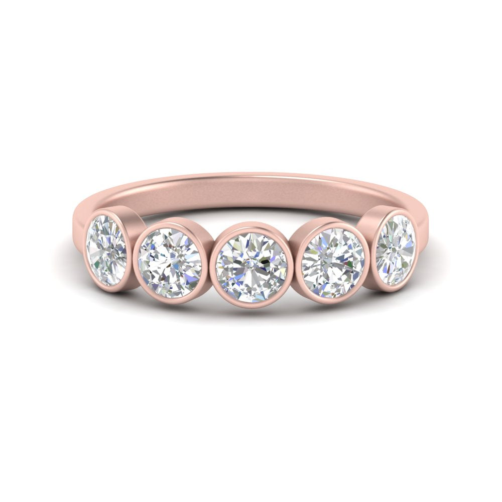 bezel-set-5-round-diamond-wedding-ring-1.50-carat-in-FD10558B-0.30CT-NL-RG