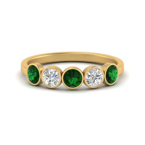 bezel-set-5-round-emerald-wedding-ring-1-ct.-in-yellow-gold-FD10558B-0.20CTGEMGR-NL-YG.jpg?v=1757070489