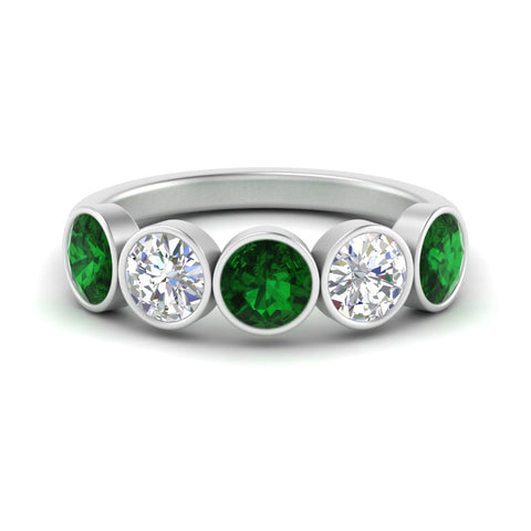 bezel-set-5-round-emerald-wedding-ring-2-ct.-in-white-gold-FD10558B-0.50CTGEMGR-NL-WG.jpg?v=1757070532