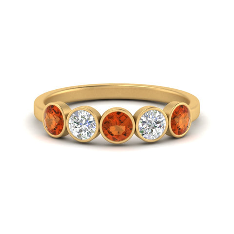 bezel-set-5-round-orange-sapphire-wedding-ring-1-ct.-in-yellow-gold-FD10558B-0.20CTGSAOR-NL-YG.jpg?v=1757070488