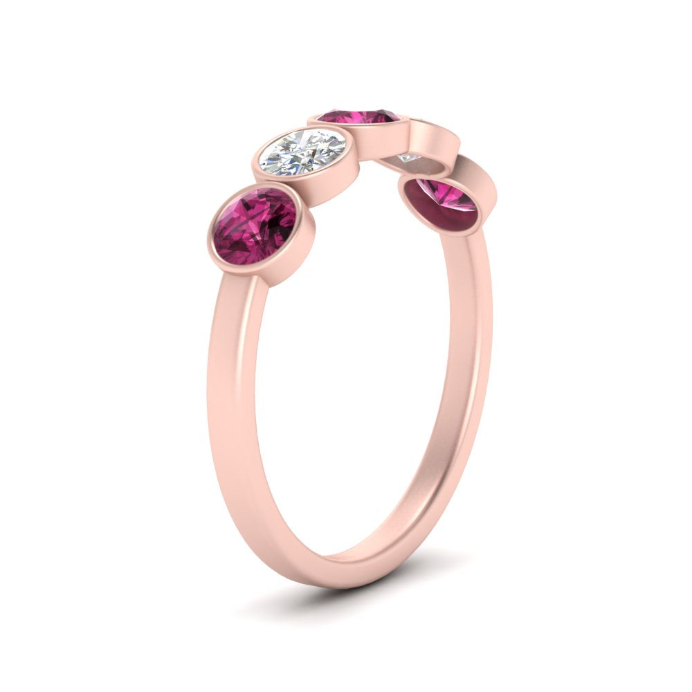 bezel-set-5-round-pink-sapphire-wedding-ring-1-ct.-in-FD10558B-0.20CTGSADRPI-NL-RG