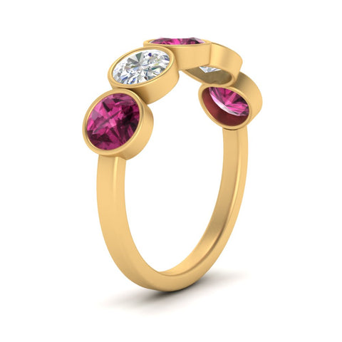 bezel-set-5-round-pink-sapphire-wedding-ring-2-ct.-in-yellow-gold-FD10558B-0.50CTGSADRPIANGLE2-NL-YG.jpg?v=1757070533