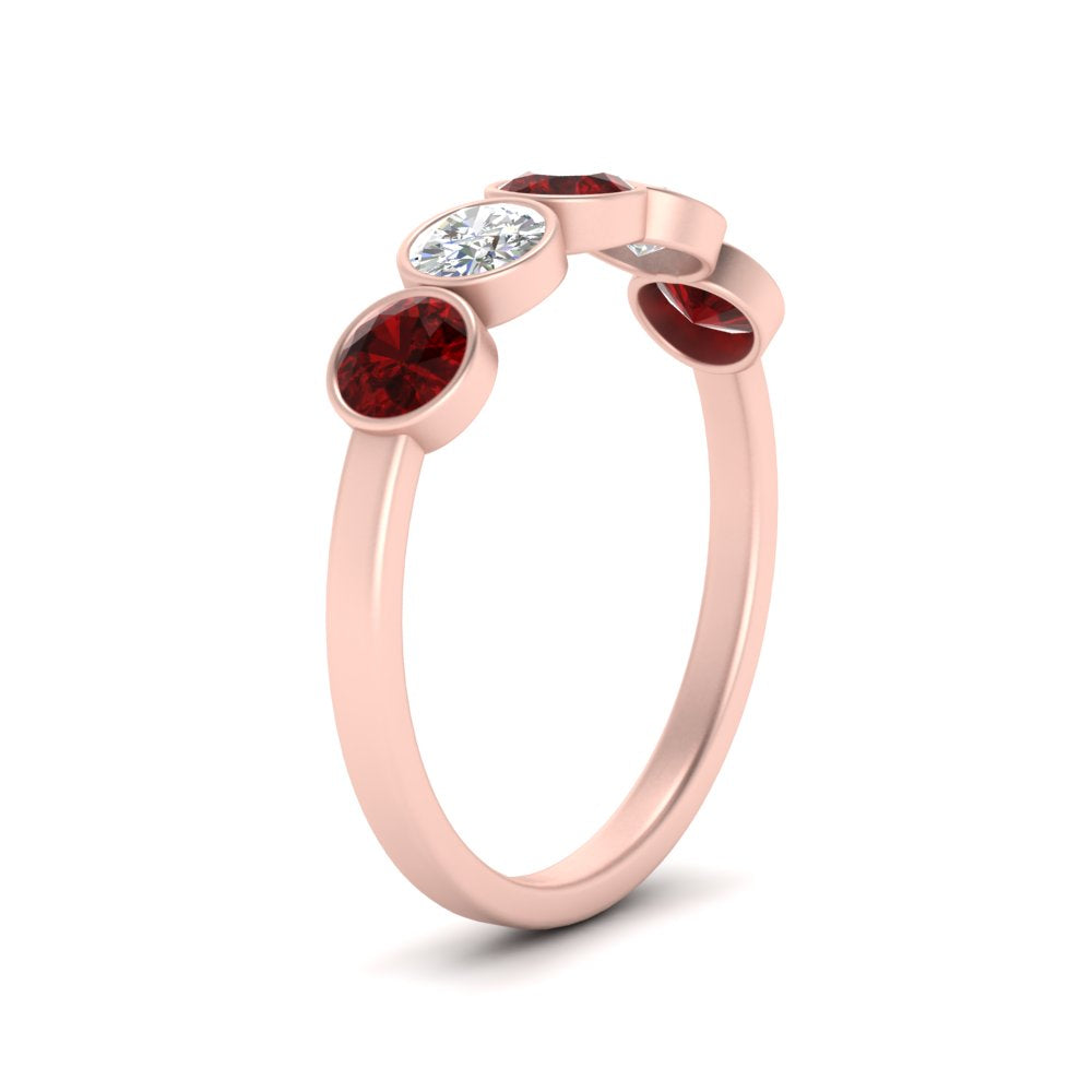 bezel-set-5-round-ruby-wedding-ring-1-ct.-in-FD10558B-0.20CTGRUDR-NL-RG