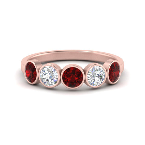 bezel-set-5-round-ruby-wedding-ring-1.50-carat-in-rose-gold-FD10558B-0.30CTGRUDR-NL-RG.jpg?v=1757070512