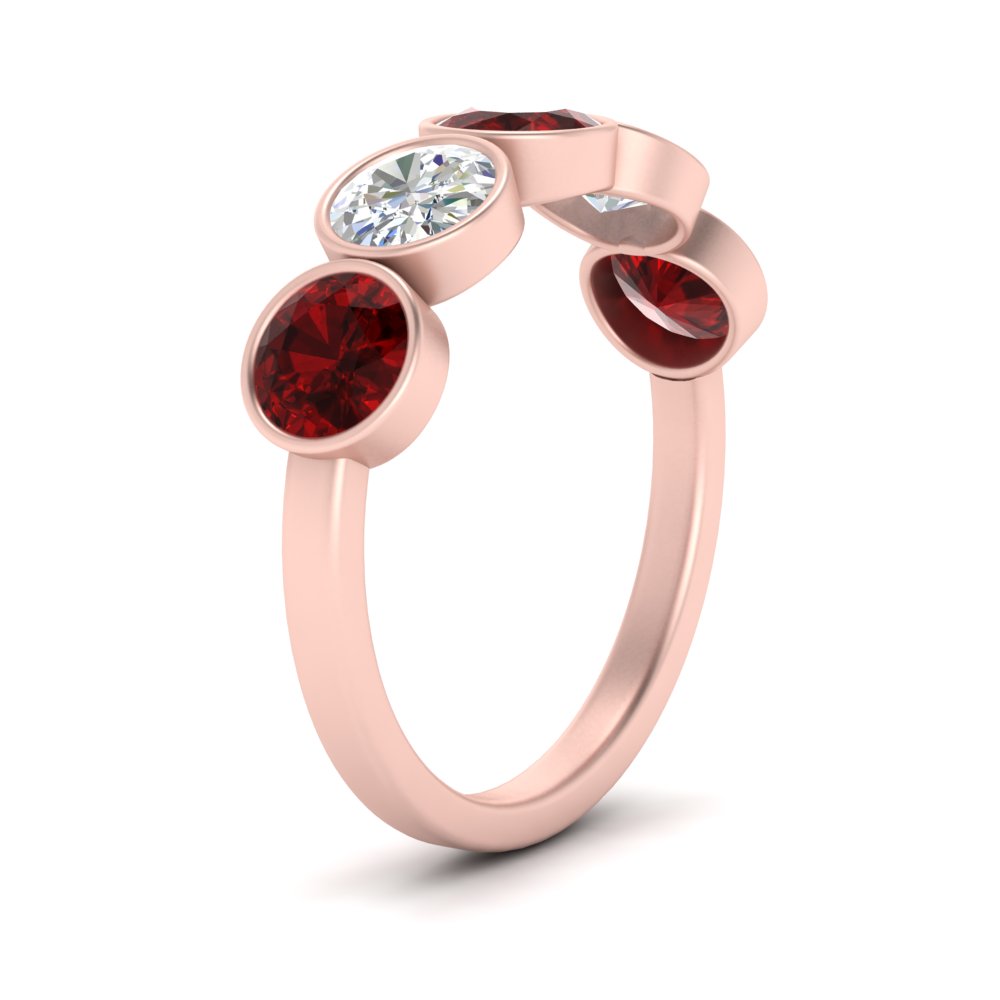 bezel-set-5-round-ruby-wedding-ring-2-ct.-in-FD10558B-0.50CTGRUDR-NL-RG