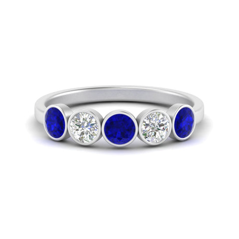 bezel-set-5-round-sapphire-wedding-ring-1-ct.-in-white-gold-FD10558B-0.20CTGSABL-NL-WG.jpg?v=1757070487