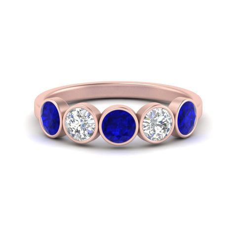 bezel-set-5-round-sapphire-wedding-ring-1.50-carat-in-rose-gold-FD10558B-0.30CTGSABL-NL-RG.jpg?v=1757070512