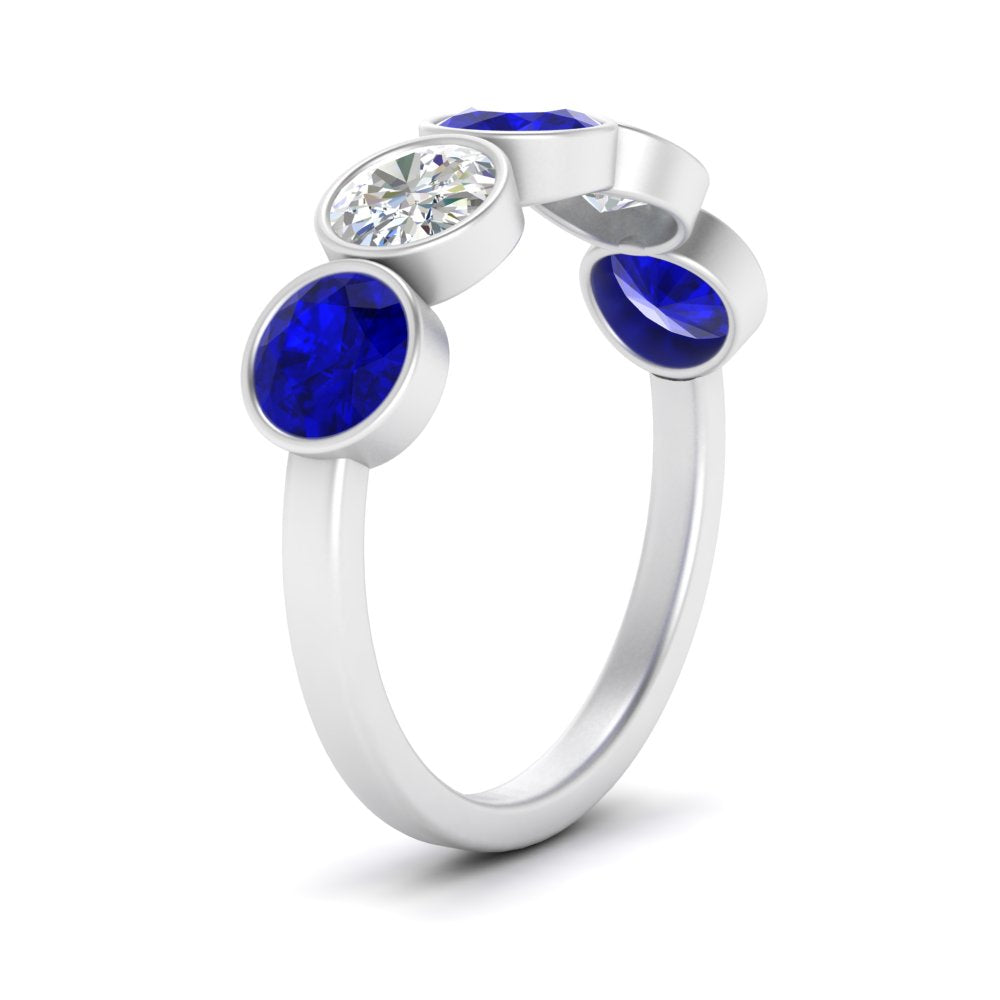 bezel-set-5-round-sapphire-wedding-ring-2-ct.-in-FD10558B-0.50CTGSABL-NL-WG