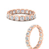 Load image into Gallery viewer, bezel-set-asscher-cut-diamond-eternity-band-in-rose-gold-FDEWB10567AS-2.50CT-NL-RG