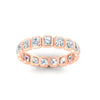 Load image into Gallery viewer, bezel-set-asscher-cut-diamond-eternity-band-in-rose-gold-FDEWB10567AS-2.50CT-NL-RG