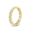 Load image into Gallery viewer, bezel-set-asscher-cut-diamond-eternity-band-in-yellow-gold-FDEWB10567AS-2.50CT-NL-YG