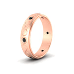Load image into Gallery viewer, bezel-set-black-diamond-mens-wedding-band-in-rose-gold-fdm1284gblackangle2-nl-rg
