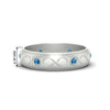 Load image into Gallery viewer, bezel-set-blue-topaz-mens-wedding-band-in-white-gold-fdm1284gicblto-nl-wg-hw