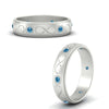Load image into Gallery viewer, bezel-set-blue-topaz-mens-wedding-band-in-white-gold-fdm1284gicbltoangle3-nl-wg