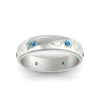 Load image into Gallery viewer, bezel-set-blue-topaz-mens-wedding-band-in-white-gold-fdm1284gicbltoangle5-nl-wg