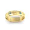 Load image into Gallery viewer, bezel-set-blue-topaz-mens-wedding-band-in-yellow-gold-fdm1284gicbltoangle5-nl-yg