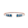 Load image into Gallery viewer, Bezel Set Open Stacking Rings
