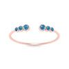 Load image into Gallery viewer, Bezel Set Open Stacking Rings