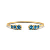 Load image into Gallery viewer, Bezel Set Open Stacking Rings