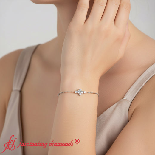 bezel-set-chain-bracelet-white-gold-fdbrc9648-model