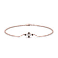 Thumbnail 39 - bezel-set-chain-bracelet-with-black-diamond-in-rose-gold-FDBRC9648GBLACK-NL-RG