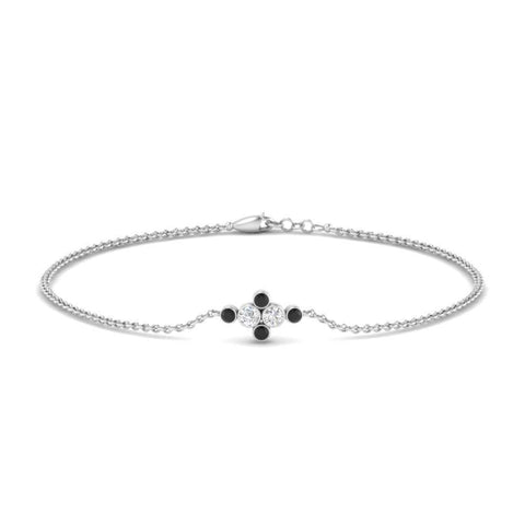 bezel-set-chain-bracelet-with-black-diamond-in-white-gold-FDBRC9648GBLACK-NL-WG