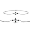 Load image into Gallery viewer, bezel-set-chain-bracelet-with-black-diamond-in-white-gold-FDBRC9648GBLACKANGLE1-NL-WG