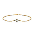 Thumbnail 43 - bezel-set-chain-bracelet-with-black-diamond-in-yellow-gold-FDBRC9648GBLACK-NL-YG