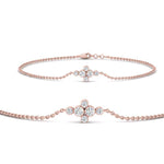 Load image into Gallery viewer, bezel-set-diamond-chain-bracelet-in-FDBRC9648ANGLE1-NL-RG
