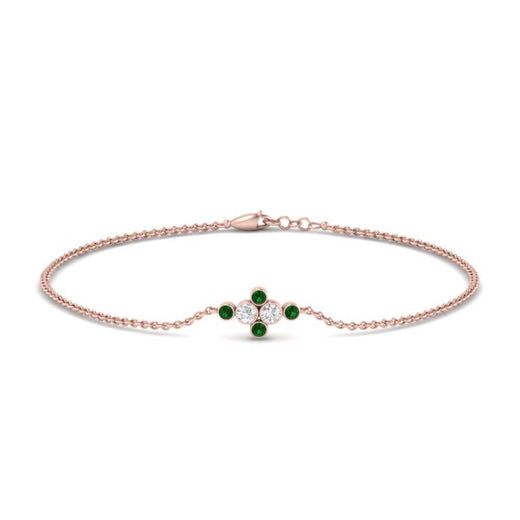 bezel-set-diamond-chain-bracelet-with-emerald-in-rose-gold-FDBRC9648GEMGR-NL-RG