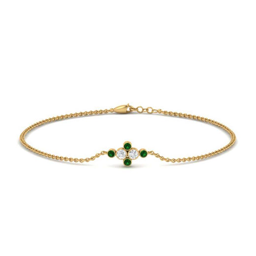 bezel-set-diamond-chain-bracelet-with-emerald-in-yellow-gold-FDBRC9648GEMGR-NL-YG