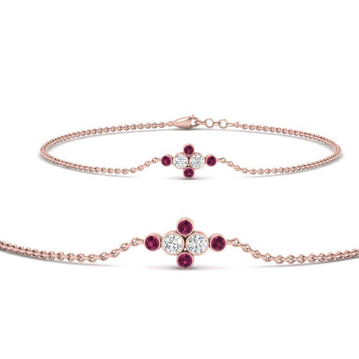 bezel-set-diamond-chain-bracelet-with-pink-sapphire-in-rose-gold-FDBRC9648GSADRPIANGLE1-NL-RG