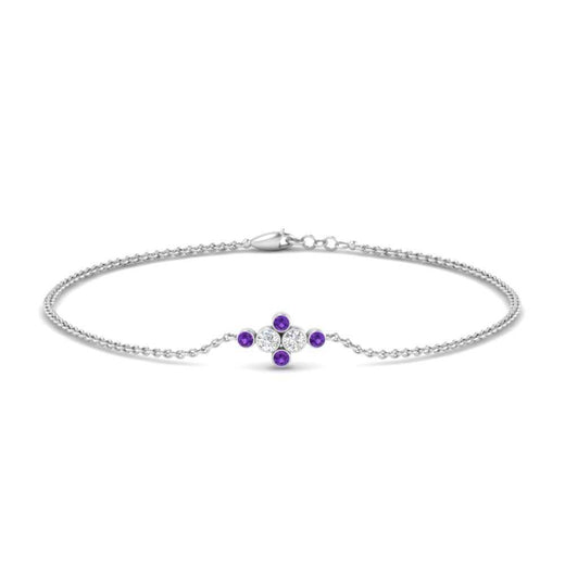 bezel-set-diamond-chain-bracelet-with-purple-topaz-in-white-gold-FDBRC9648GVITO-NL-WG