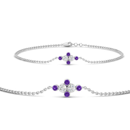 bezel-set-diamond-chain-bracelet-with-purple-topaz-in-white-gold-FDBRC9648GVITOANGLE1-NL-WG