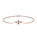 Thumbnail 33 - bezel-set-diamond-chain-bracelet-with-ruby-in-rose-gold-FDBRC9648GRUDR-NL-RG
