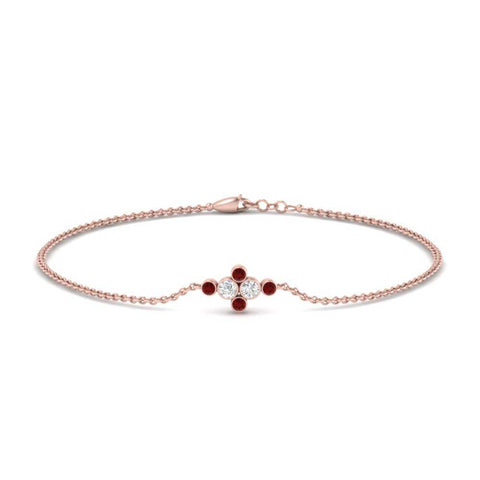 bezel-set-diamond-chain-bracelet-with-ruby-in-rose-gold-FDBRC9648GRUDR-NL-RG