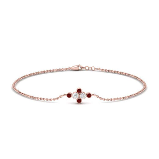 bezel-set-diamond-chain-bracelet-with-ruby-in-rose-gold-FDBRC9648GRUDR-NL-RG