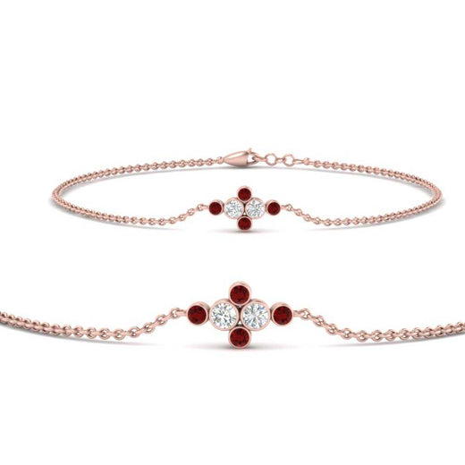 bezel-set-diamond-chain-bracelet-with-ruby-in-rose-gold-FDBRC9648GRUDRANGLE1-NL-RG