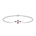 Thumbnail 35 - bezel-set-diamond-chain-bracelet-with-ruby-in-white-gold-FDBRC9648GRUDR-NL-WG