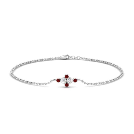 bezel-set-diamond-chain-bracelet-with-ruby-in-white-gold-FDBRC9648GRUDR-NL-WG