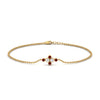 Load image into Gallery viewer, bezel-set-diamond-chain-bracelet-with-ruby-in-yellow-gold-FDBRC9648GRUDR-NL-YG