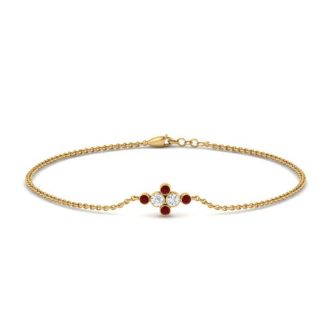 bezel-set-diamond-chain-bracelet-with-ruby-in-yellow-gold-FDBRC9648GRUDR-NL-YG