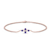 Load image into Gallery viewer, bezel-set-diamond-chain-bracelet-with-sapphire-in-rose-gold-FDBRC9648GSABL-NL-RG