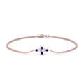 Thumbnail 9 - bezel-set-diamond-chain-bracelet-with-sapphire-in-rose-gold-FDBRC9648GSABL-NL-RG